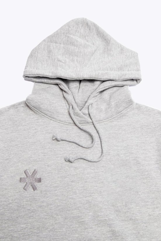 UNISEX BASIC HOODIE GREY MELANGE - Velikost: L