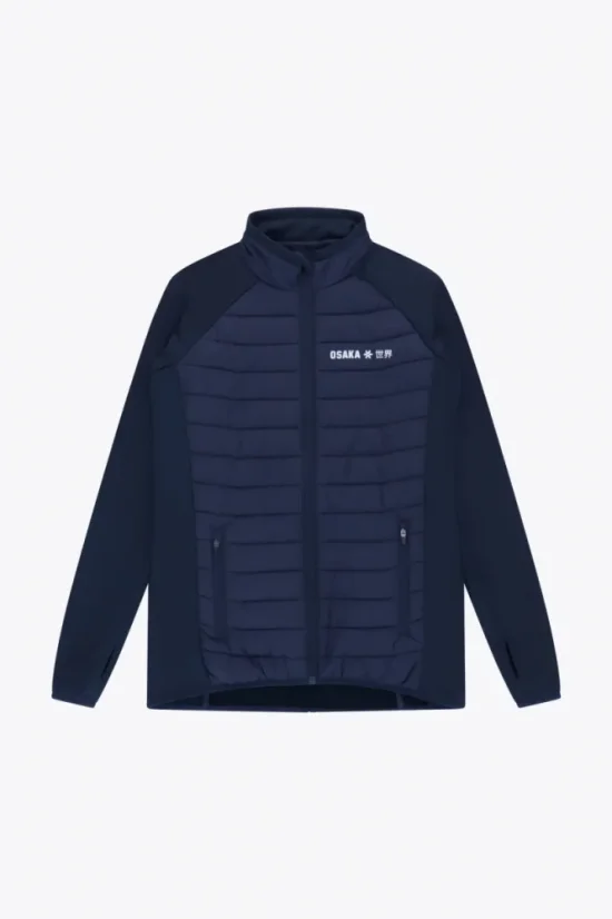 WOMEN HYBRID JACKET NAVY - Velikost: L