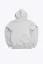 UNISEX BASIC HOODIE GREY MELANGE - Velikost: L