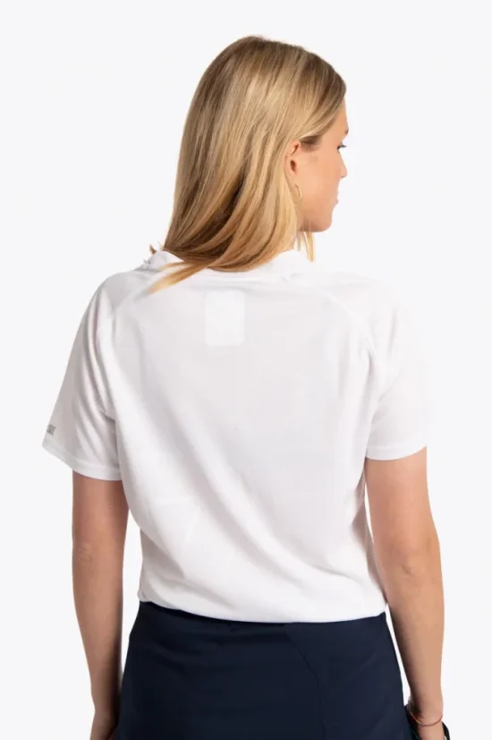 WOMEN TRAINING TEE SHORT SLEEVES S REC WHITE - Velikost: XL
