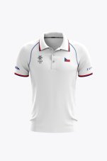CZECH MEN POLO JERSEY WHITE