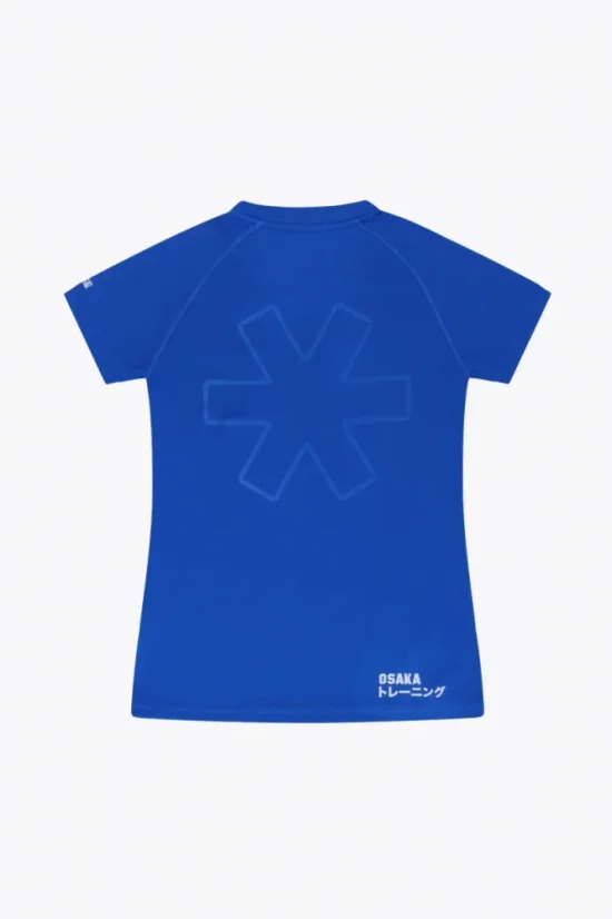 WOMEN TRAINING TEE SHORT SLEEVES S REC ROYAL BLUE - Velikost: XXS