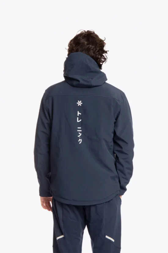 SOFTSHELL WITH HOOD NAVY - Velikost: 3XL