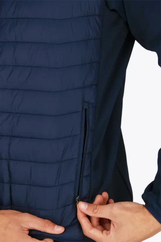 MEN HYBRID JACKET NAVY - Velikost: XL