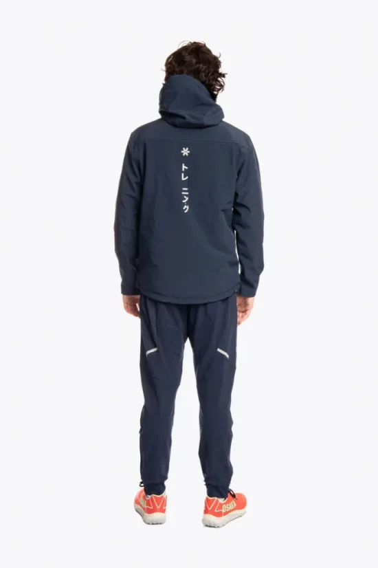 SOFTSHELL WITH HOOD NAVY - Velikost: 3XL