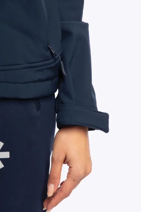 SOFTSHELL WITH HOOD NAVY - Velikost: 3XL