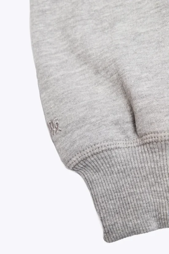 UNISEX BASIC HOODIE GREY MELANGE - Velikost: L