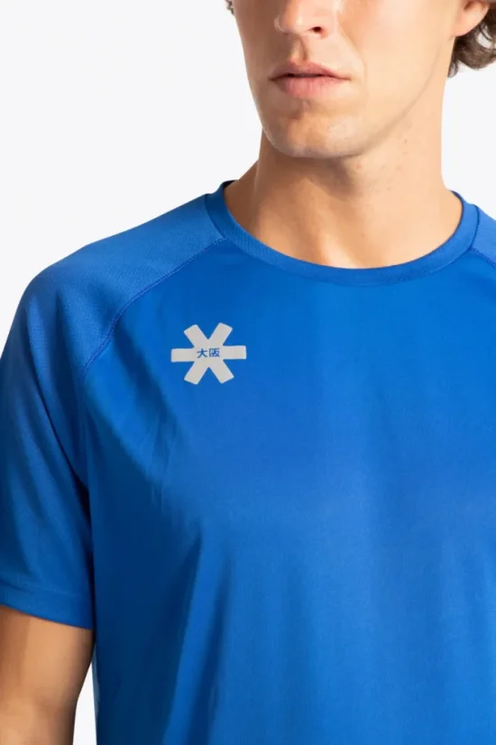 MEN TRAINING TEE SHORT SLEEVES S REC ROYAL BLUE - Velikost: XS
