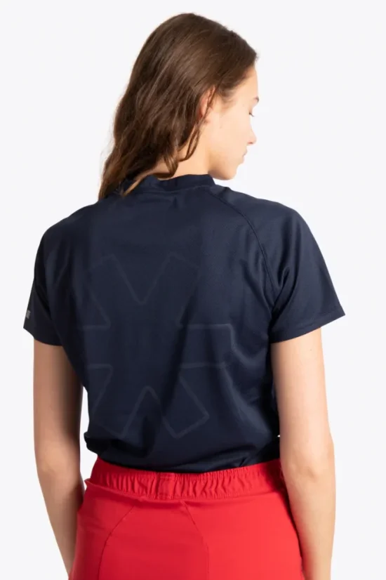 WOMEN TRAINING TEE SHORT NAVY