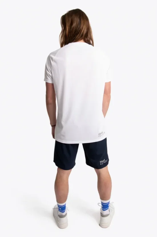 MEN TRAINING TEE SHORT SLEEVES S REC WHITE - Velikost: XL