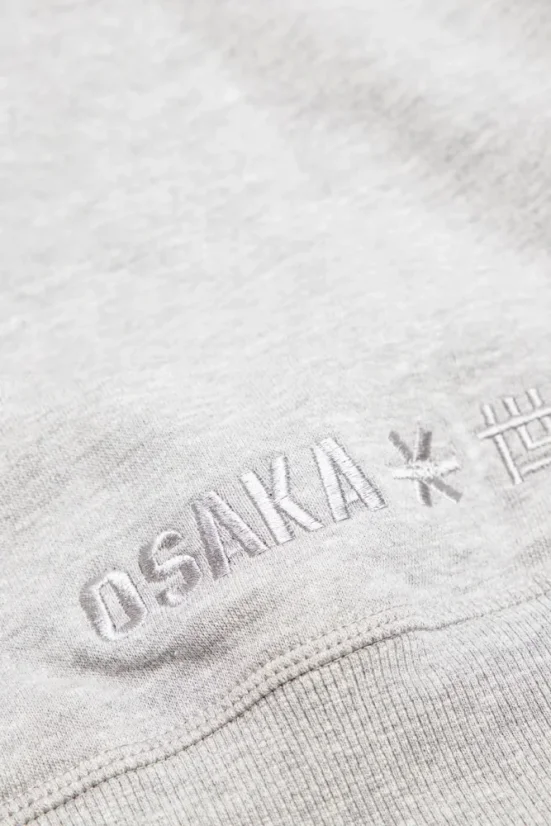 UNISEX BASIC HOODIE GREY MELANGE - Velikost: L