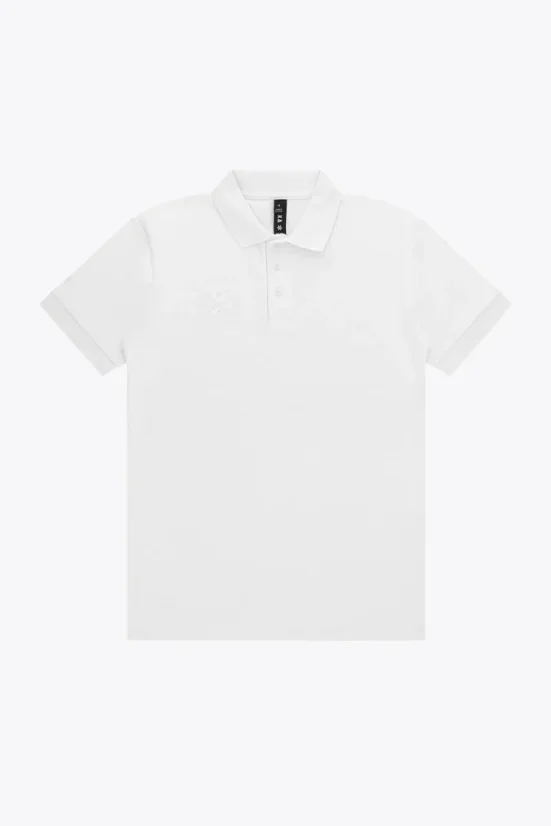 UNISEX BASIC POLO WHITE - Velikost: M