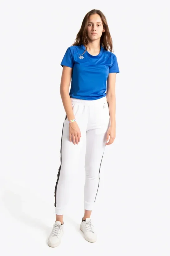 WOMEN TRAINING TEE SHORT SLEEVES S REC ROYAL BLUE - Velikost: XXS