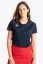 WOMEN TRAINING TEE SHORT NAVY - Velikost: S
