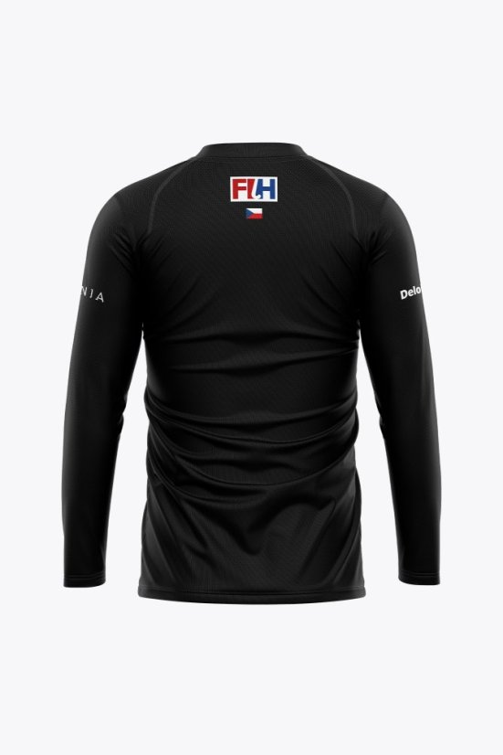 CZECH GK TEE LONG SLEEVES BLACK - Velikost: XL